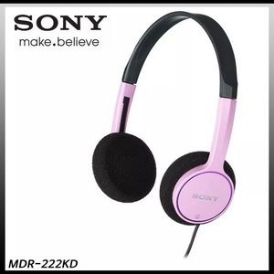 SONY MDR-222KD CHILDREN’S WIRED HEADPHONES WITH PREMIUM SOUND - PINK